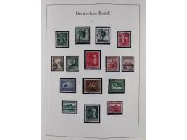 1872/1945, gestempelte Sammlung inkl. Dienstmarken ab Mi.-Nr. 1 mit schönem Brustschild-Teil, Mi.-Nr. 66 II (FA Jäschke-L. BP