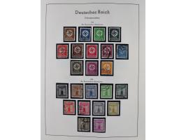 1872/1945, gestempelte Sammlung inkl. Dienstmarken ab Mi.-Nr. 1 mit schönem Brustschild-Teil, Mi.-Nr. 66 II (FA Jäschke-L. BP