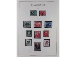 1872/1945, gestempelte Sammlung inkl. Dienstmarken ab Mi.-Nr. 1 mit schönem Brustschild-Teil, Mi.-Nr. 66 II (FA Jäschke-L. BP