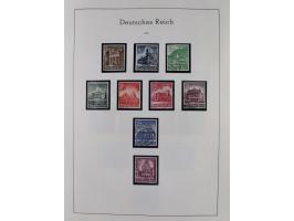 1872/1945, gestempelte Sammlung inkl. Dienstmarken ab Mi.-Nr. 1 mit schönem Brustschild-Teil, Mi.-Nr. 66 II (FA Jäschke-L. BP