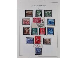 1872/1945, gestempelte Sammlung inkl. Dienstmarken ab Mi.-Nr. 1 mit schönem Brustschild-Teil, Mi.-Nr. 66 II (FA Jäschke-L. BP