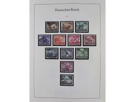 1872/1945, gestempelte Sammlung inkl. Dienstmarken ab Mi.-Nr. 1 mit schönem Brustschild-Teil, Mi.-Nr. 66 II (FA Jäschke-L. BP