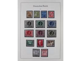 1872/1945, gestempelte Sammlung inkl. Dienstmarken ab Mi.-Nr. 1 mit schönem Brustschild-Teil, Mi.-Nr. 66 II (FA Jäschke-L. BP