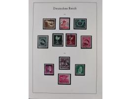 1872/1945, gestempelte Sammlung inkl. Dienstmarken ab Mi.-Nr. 1 mit schönem Brustschild-Teil, Mi.-Nr. 66 II (FA Jäschke-L. BP