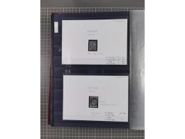 1843/1940 (ca.) kleine Partie im Steckbuch, dabei Brasilien Mi. 1 und Paar Mi. 6, Sperati-Fälschung Zürich 2, Penny Black, Al