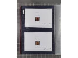 1843/1940 (ca.) kleine Partie im Steckbuch, dabei Brasilien Mi. 1 und Paar Mi. 6, Sperati-Fälschung Zürich 2, Penny Black, Al