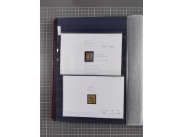 1843/1940 (ca.) kleine Partie im Steckbuch, dabei Brasilien Mi. 1 und Paar Mi. 6, Sperati-Fälschung Zürich 2, Penny Black, Al