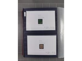 1843/1940 (ca.) kleine Partie im Steckbuch, dabei Brasilien Mi. 1 und Paar Mi. 6, Sperati-Fälschung Zürich 2, Penny Black, Al