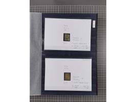 1843/1940 (ca.) kleine Partie im Steckbuch, dabei Brasilien Mi. 1 und Paar Mi. 6, Sperati-Fälschung Zürich 2, Penny Black, Al