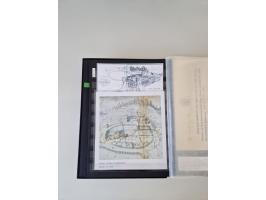 SIGMARINGEN: 1823/2000 (ca.), Heimatssammlung &nbsp;in 14 Steckbüchern, mit einigen hundert Briefen, Karten und Ganzsachen (v