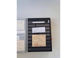 SIGMARINGEN: 1823/2000 (ca.), Heimatssammlung &nbsp;in 14 Steckbüchern, mit einigen hundert Briefen, Karten und Ganzsachen (v