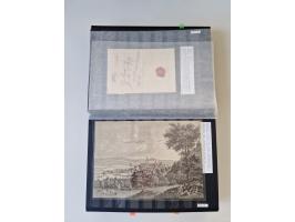 SIGMARINGEN: 1823/2000 (ca.), Heimatssammlung &nbsp;in 14 Steckbüchern, mit einigen hundert Briefen, Karten und Ganzsachen (v