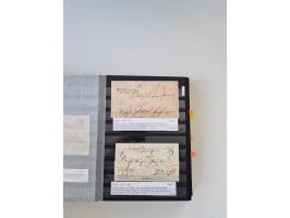 SIGMARINGEN: 1823/2000 (ca.), Heimatssammlung &nbsp;in 14 Steckbüchern, mit einigen hundert Briefen, Karten und Ganzsachen (v