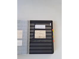 SIGMARINGEN: 1823/2000 (ca.), Heimatssammlung &nbsp;in 14 Steckbüchern, mit einigen hundert Briefen, Karten und Ganzsachen (v