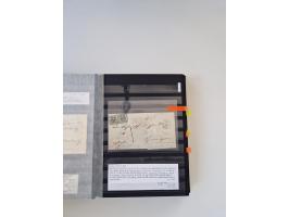 SIGMARINGEN: 1823/2000 (ca.), Heimatssammlung &nbsp;in 14 Steckbüchern, mit einigen hundert Briefen, Karten und Ganzsachen (v