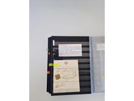 SIGMARINGEN: 1823/2000 (ca.), Heimatssammlung &nbsp;in 14 Steckbüchern, mit einigen hundert Briefen, Karten und Ganzsachen (v