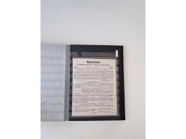 SIGMARINGEN: 1823/2000 (ca.), Heimatssammlung &nbsp;in 14 Steckbüchern, mit einigen hundert Briefen, Karten und Ganzsachen (v