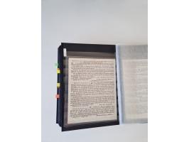 SIGMARINGEN: 1823/2000 (ca.), Heimatssammlung &nbsp;in 14 Steckbüchern, mit einigen hundert Briefen, Karten und Ganzsachen (v