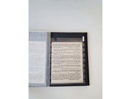 SIGMARINGEN: 1823/2000 (ca.), Heimatssammlung &nbsp;in 14 Steckbüchern, mit einigen hundert Briefen, Karten und Ganzsachen (v