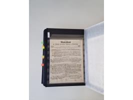 SIGMARINGEN: 1823/2000 (ca.), Heimatssammlung &nbsp;in 14 Steckbüchern, mit einigen hundert Briefen, Karten und Ganzsachen (v