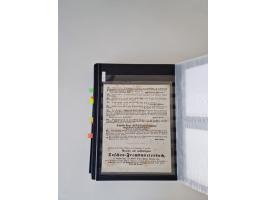 SIGMARINGEN: 1823/2000 (ca.), Heimatssammlung &nbsp;in 14 Steckbüchern, mit einigen hundert Briefen, Karten und Ganzsachen (v