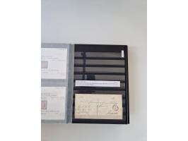 SIGMARINGEN: 1823/2000 (ca.), Heimatssammlung &nbsp;in 14 Steckbüchern, mit einigen hundert Briefen, Karten und Ganzsachen (v