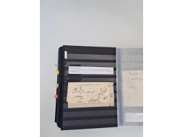 SIGMARINGEN: 1823/2000 (ca.), Heimatssammlung &nbsp;in 14 Steckbüchern, mit einigen hundert Briefen, Karten und Ganzsachen (v