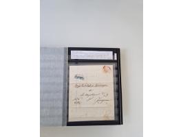 SIGMARINGEN: 1823/2000 (ca.), Heimatssammlung &nbsp;in 14 Steckbüchern, mit einigen hundert Briefen, Karten und Ganzsachen (v