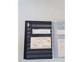 SIGMARINGEN: 1823/2000 (ca.), Heimatssammlung &nbsp;in 14 Steckbüchern, mit einigen hundert Briefen, Karten und Ganzsachen (v