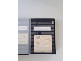 SIGMARINGEN: 1823/2000 (ca.), Heimatssammlung &nbsp;in 14 Steckbüchern, mit einigen hundert Briefen, Karten und Ganzsachen (v