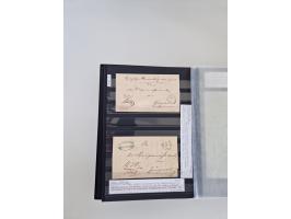 SIGMARINGEN: 1823/2000 (ca.), Heimatssammlung &nbsp;in 14 Steckbüchern, mit einigen hundert Briefen, Karten und Ganzsachen (v