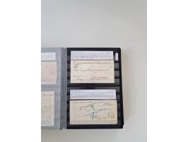 SIGMARINGEN: 1823/2000 (ca.), Heimatssammlung &nbsp;in 14 Steckbüchern, mit einigen hundert Briefen, Karten und Ganzsachen (v