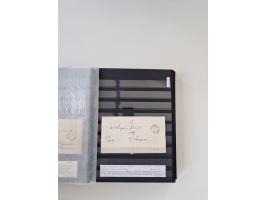 SIGMARINGEN: 1823/2000 (ca.), Heimatssammlung &nbsp;in 14 Steckbüchern, mit einigen hundert Briefen, Karten und Ganzsachen (v