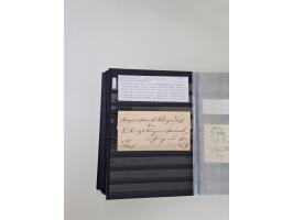 SIGMARINGEN: 1823/2000 (ca.), Heimatssammlung &nbsp;in 14 Steckbüchern, mit einigen hundert Briefen, Karten und Ganzsachen (v