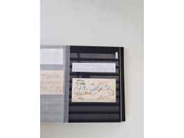 SIGMARINGEN: 1823/2000 (ca.), Heimatssammlung &nbsp;in 14 Steckbüchern, mit einigen hundert Briefen, Karten und Ganzsachen (v