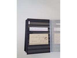 SIGMARINGEN: 1823/2000 (ca.), Heimatssammlung &nbsp;in 14 Steckbüchern, mit einigen hundert Briefen, Karten und Ganzsachen (v