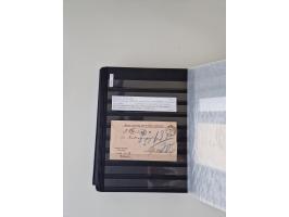 SIGMARINGEN: 1823/2000 (ca.), Heimatssammlung &nbsp;in 14 Steckbüchern, mit einigen hundert Briefen, Karten und Ganzsachen (v