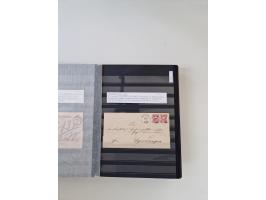 SIGMARINGEN: 1823/2000 (ca.), Heimatssammlung &nbsp;in 14 Steckbüchern, mit einigen hundert Briefen, Karten und Ganzsachen (v