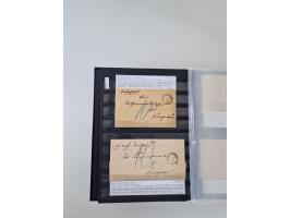 SIGMARINGEN: 1823/2000 (ca.), Heimatssammlung &nbsp;in 14 Steckbüchern, mit einigen hundert Briefen, Karten und Ganzsachen (v