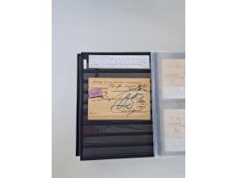 SIGMARINGEN: 1823/2000 (ca.), Heimatssammlung &nbsp;in 14 Steckbüchern, mit einigen hundert Briefen, Karten und Ganzsachen (v