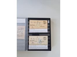 SIGMARINGEN: 1823/2000 (ca.), Heimatssammlung &nbsp;in 14 Steckbüchern, mit einigen hundert Briefen, Karten und Ganzsachen (v