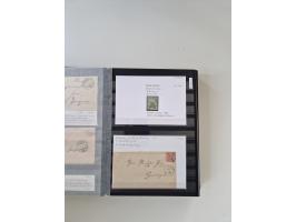 SIGMARINGEN: 1823/2000 (ca.), Heimatssammlung &nbsp;in 14 Steckbüchern, mit einigen hundert Briefen, Karten und Ganzsachen (v