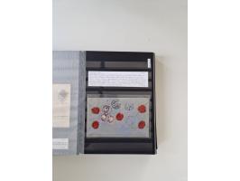 SIGMARINGEN: 1823/2000 (ca.), Heimatssammlung &nbsp;in 14 Steckbüchern, mit einigen hundert Briefen, Karten und Ganzsachen (v