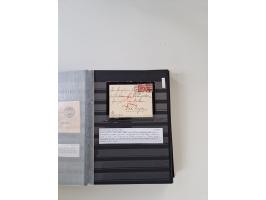 SIGMARINGEN: 1823/2000 (ca.), Heimatssammlung &nbsp;in 14 Steckbüchern, mit einigen hundert Briefen, Karten und Ganzsachen (v