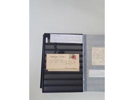 SIGMARINGEN: 1823/2000 (ca.), Heimatssammlung &nbsp;in 14 Steckbüchern, mit einigen hundert Briefen, Karten und Ganzsachen (v