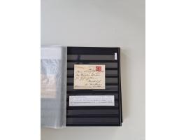 SIGMARINGEN: 1823/2000 (ca.), Heimatssammlung &nbsp;in 14 Steckbüchern, mit einigen hundert Briefen, Karten und Ganzsachen (v