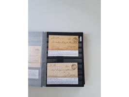 SIGMARINGEN: 1823/2000 (ca.), Heimatssammlung &nbsp;in 14 Steckbüchern, mit einigen hundert Briefen, Karten und Ganzsachen (v