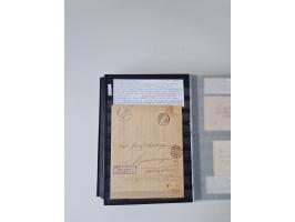 SIGMARINGEN: 1823/2000 (ca.), Heimatssammlung &nbsp;in 14 Steckbüchern, mit einigen hundert Briefen, Karten und Ganzsachen (v