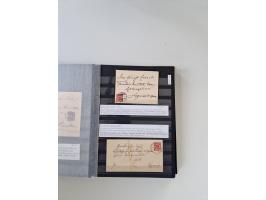 SIGMARINGEN: 1823/2000 (ca.), Heimatssammlung &nbsp;in 14 Steckbüchern, mit einigen hundert Briefen, Karten und Ganzsachen (v