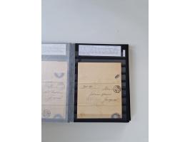 SIGMARINGEN: 1823/2000 (ca.), Heimatssammlung &nbsp;in 14 Steckbüchern, mit einigen hundert Briefen, Karten und Ganzsachen (v